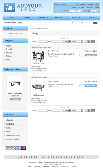 124 - VP-ASP Furniture Template